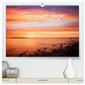 Sonnenuntergänge (hochwertiger Premium Wandkalender 2024 DIN A2 quer), Kunstdruck in Hochglanz von PapadoXX-Fotografie,  PapadoXX-Fotografie