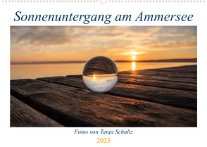 Sonnenuntergang am Ammersee (Premium, hochwertiger DIN A2 Wandkalender 2023, Kunstdruck in Hochglanz) von Schultz,  Tanja