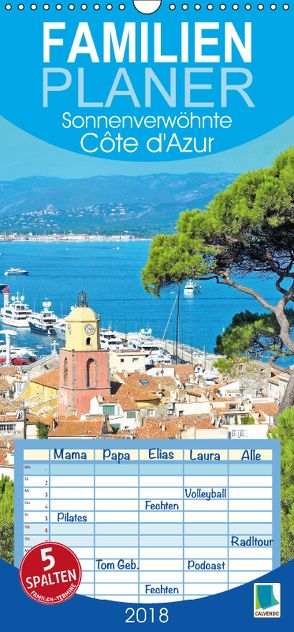 Sonnenverwöhnte Cote d’Azur (Wandkalender 2018 PRO_49_format hoch) von CALVENDO,  k.A.