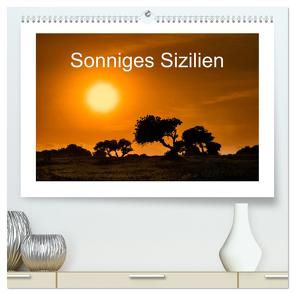 Sonniges Sizilien (hochwertiger Premium Wandkalender 2024 DIN A2 quer), Kunstdruck in Hochglanz von Steiner und Matthias Konrad,  Carmen