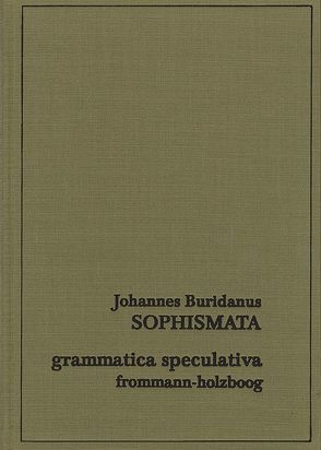 Sophismata von Buridanus,  Johannes, Scott,  T K