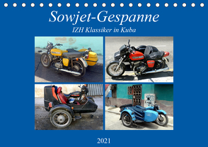 Sowjet-Gespanne – IZH Klassiker in Kuba (Tischkalender 2021 DIN A5 quer) von von Loewis of Menar,  Henning