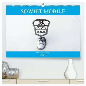 Sowjet-Mobile – Oldtimer der UdSSR (hochwertiger Premium Wandkalender 2024 DIN A2 quer), Kunstdruck in Hochglanz von von Loewis of Menar,  Henning