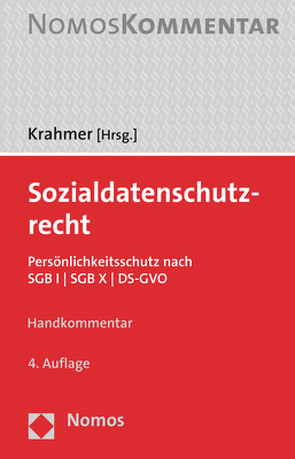 Sozialdatenschutzrecht von Krahmer,  Utz