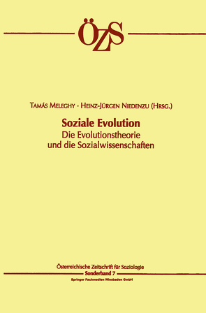 Soziale Evolution von Meleghy,  Tamas, Niedenzu,  Heinz-Jürgen