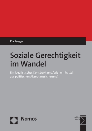 Soziale Gerechtigkeit im Wandel von Jaeger,  Pia