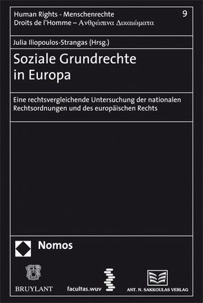 Soziale Grundrechte in Europa von Iliopoulos-Strangas,  Julia