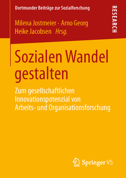 Sozialen Wandel gestalten von Georg,  Arno, Jacobsen,  Heike, Jostmeier,  Milena