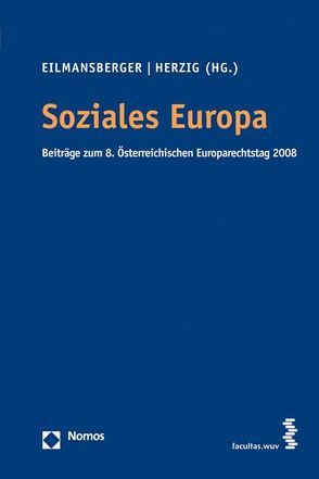 Soziales Europa von Eilmansberger,  Thomas, Herzig,  Günter