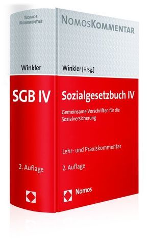 Sozialgesetzbuch IV von Winkler,  Jürgen