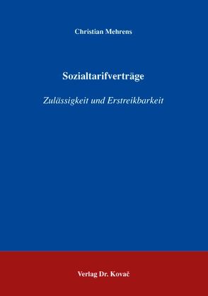 Sozialtarifverträge von Mehrens,  Christian