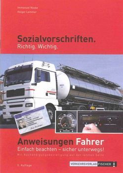 Sozialvorschriften Anweisungen Fahrer von Lemmer,  Holger, Noske,  Immanuel