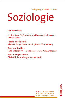 Soziologie 1.2009 von Vobruba,  Georg