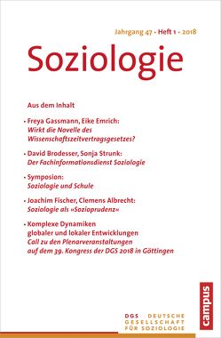 Soziologie 1.2018 von Farzin,  Sina