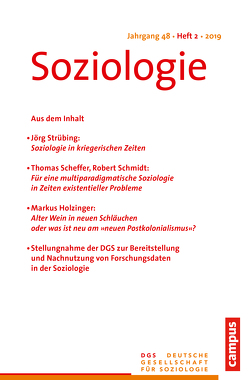 Soziologie 2/2019 von Farzin,  Sina