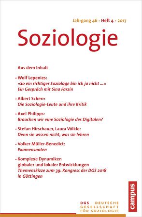 Soziologie 4.2017 von Farzin,  Sina