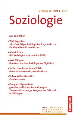 Soziologie 4.2017 von Farzin,  Sina