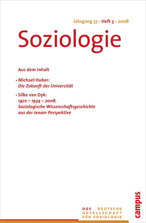 Soziologie 3.2008 von Vobruba,  Georg