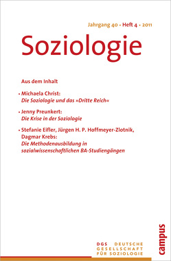 Soziologie 4.2011 von Vobruba,  Georg