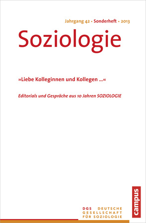 Soziologie Jg. 42 (2013) Sonderheft von Vobruba,  Georg