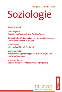 Soziologie 2.2018 von Farzin,  Sina