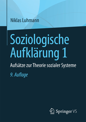 Soziologische Aufklärung 1 von Luhmann,  Niklas