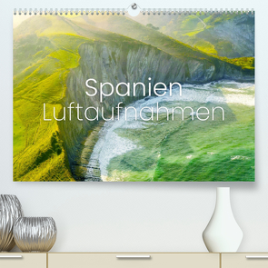 Spanien Luftaufnahmen (Premium, hochwertiger DIN A2 Wandkalender 2022, Kunstdruck in Hochglanz) von SF