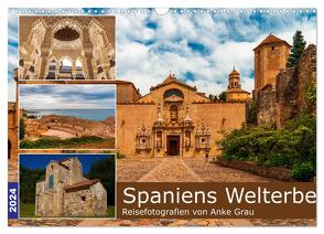 Spaniens Welterbe (Wandkalender 2024 DIN A3 quer), CALVENDO Monatskalender von Grau,  Anke