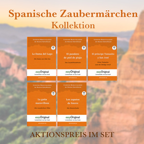 Spanische Zaubermärchen Kollektion (Bücher + 5 Audio-CDs) – Lesemethode von Ilya Frank von Bauch,  Magdalena, Cuentos, Frank,  Ilya, Kessler,  Mia, Opferkuch,  Marilena, Tapia Della Rosa,  Jannike Marie