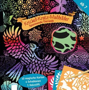 Krickel-Kratz-Malbilder. Spannende Tierwelt von Cresci,  Anne