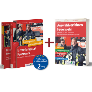 Sparpaket – Einstellungstest + Auswahlverfahren Feuerwehr von Guth,  Kurt, Mery,  Marcus, Mohr,  Andreas