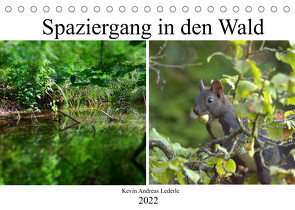 Spaziergang in den Wald (Tischkalender 2022 DIN A5 quer) von Andreas Lederle,  Kevin