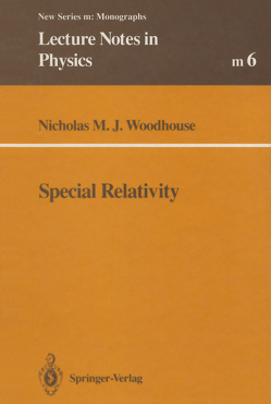 Special Relativity von Woodhouse,  Nicholas M.J.