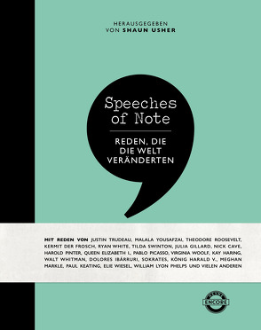 Speeches of Note von Usher,  Shaun