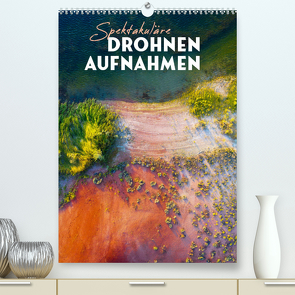 Spektakuläre Drohnenaufnahmen (hochwertiger Premium Wandkalender 2024 DIN A2 hoch), Kunstdruck in Hochglanz von Monkey,  Happy