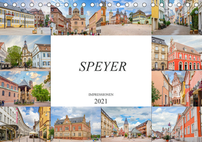 Speyer Impressionen (Tischkalender 2021 DIN A5 quer) von Meutzner,  Dirk