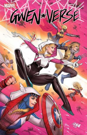 Spider-Gwen: Gwenverse – Eine Welt voller Gwens von Nishijima,  Jodi, Seeley,  Tim, Strittmatter,  Michael