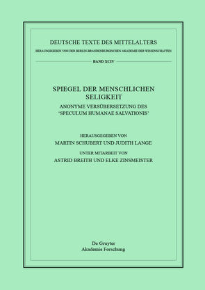 Spiegel der menschlichen Seligkeit von Lange,  Judith, Schubert,  Martin