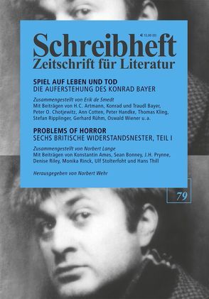 Spiel auf Leben und Tod von Bayer,  Konrad, Bayer,  Traudl, Cotten,  Ann, Handke,  Peter, Kling,  Thomas, Smedt,  Erik de, Wehr,  Norbert