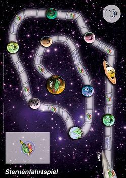 Spielplan Sternenfahrtspiel von Hennemann,  Thomas, Hens,  Sonja, Hillenbrand,  Clemens, Hövel,  Dennis