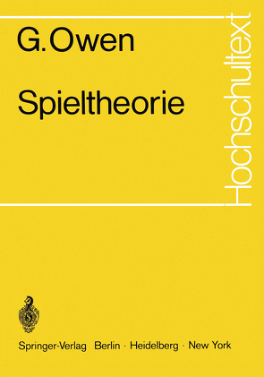 Spieltheorie von Owen,  G., Skarabis,  H.