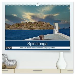 Spinalonga – Insel vor Kreta mit historischer Vergangenheit (hochwertiger Premium Wandkalender 2024 DIN A2 quer), Kunstdruck in Hochglanz von Kleemann,  Claudia