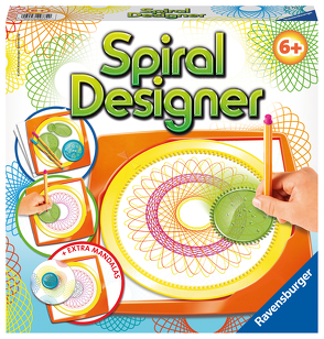 Ravensburger Spiral-Designer, Zeichnen lernen für Kinder ab 6 Jahren, Kreatives Zeichen-Set für farbenfrohe Spiralbilder und Mandalas