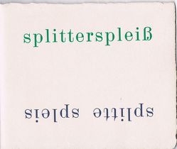 Splittespleis. splitterspleiß von Avenstroup,  Tone, Grimm,  Kerstin, Papenfuss,  Bert