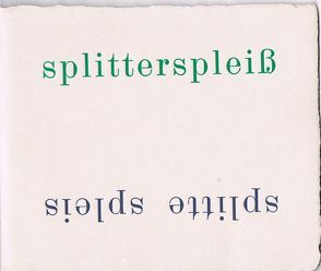 Splittespleis. splitterspleiß von Avenstroup,  Tone, Grimm,  Kerstin, Papenfuss,  Bert