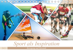 Sport als Inspiration (Tischkalender 2021 DIN A5 quer) von Gödecke,  Dieter