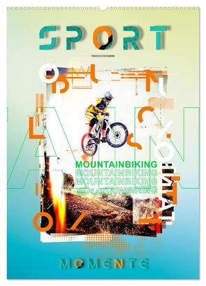 Sport Momente (Wandkalender 2024 DIN A2 hoch), CALVENDO Monatskalender von Roder,  Peter