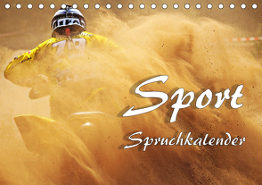 Sport Spruchkalender (Tischkalender 2021 DIN A5 quer) von Brunner-Klaus,  Liselotte