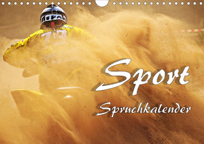 Sport Spruchkalender (Wandkalender 2021 DIN A4 quer) von Brunner-Klaus,  Liselotte