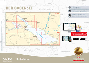 Sportbootkarten Satz 10: Bodensee 2018